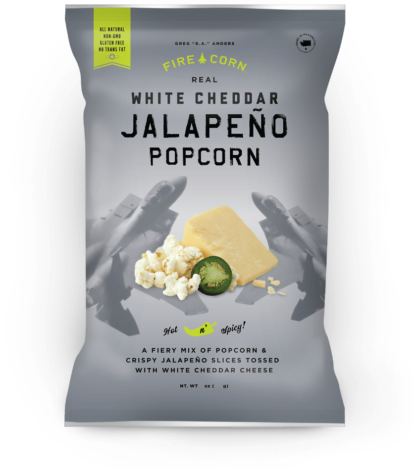 WHITE CHEDDARJALAPEÑO POPCORN